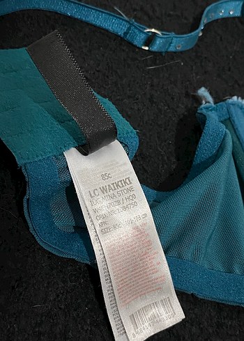 Turkuaz Dantel Detaylı Bohem Sütyen - Görsel 3