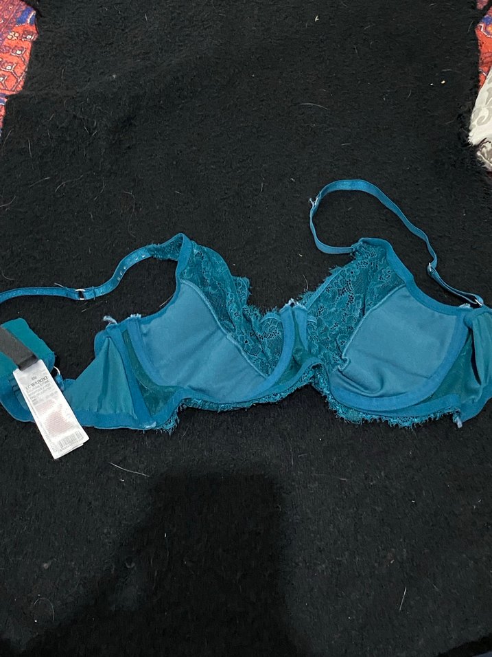 Turkuaz Dantel Detaylı Bohem Sütyen - Görsel 2