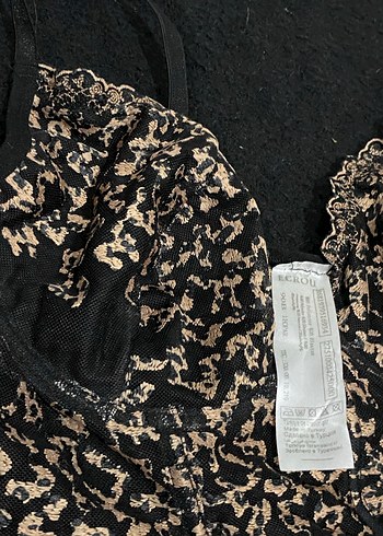 Yılan Desenli Siyah Goth Büstiyer - Görsel 3