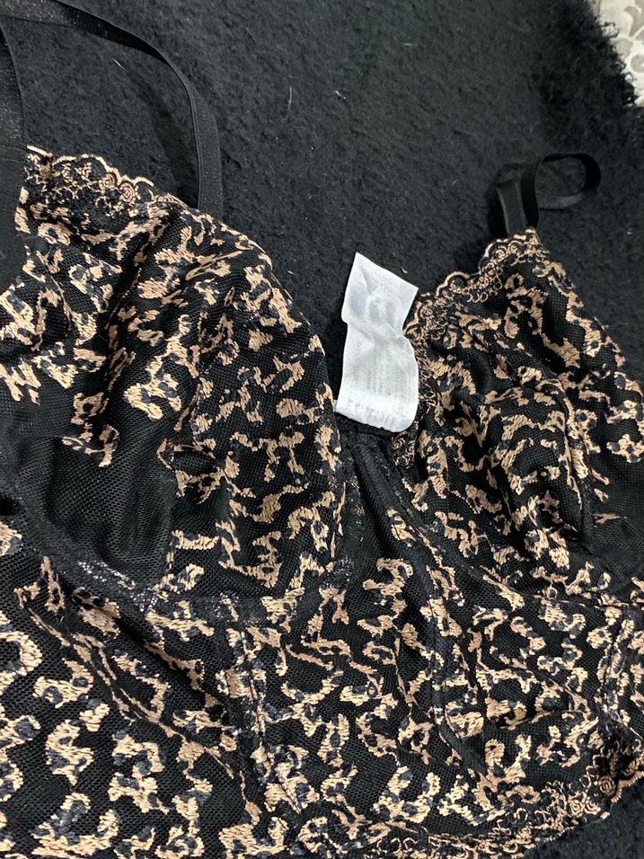 Yılan Desenli Siyah Goth Büstiyer - Görsel 4