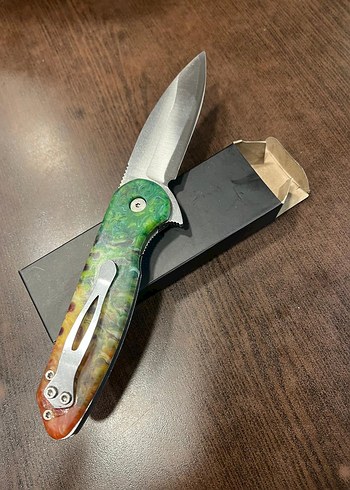 Çok Renkli Katlanabilir Cep Bıçağı - Görsel 2