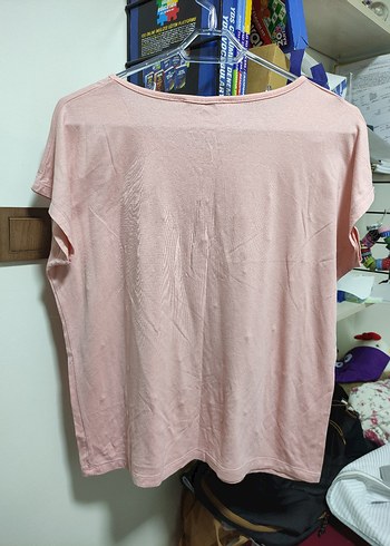 Boncuk Detaylı Pudra Pembe Kadın Bluz - Görsel 4