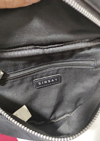 Siyah Su Geçirmez Kumaş Kadın Bel Çantası - Görsel 5