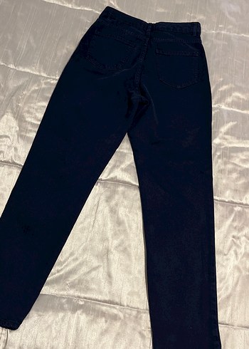 Kadın mavi Regular Fit Denim Pantolon - Görsel 3