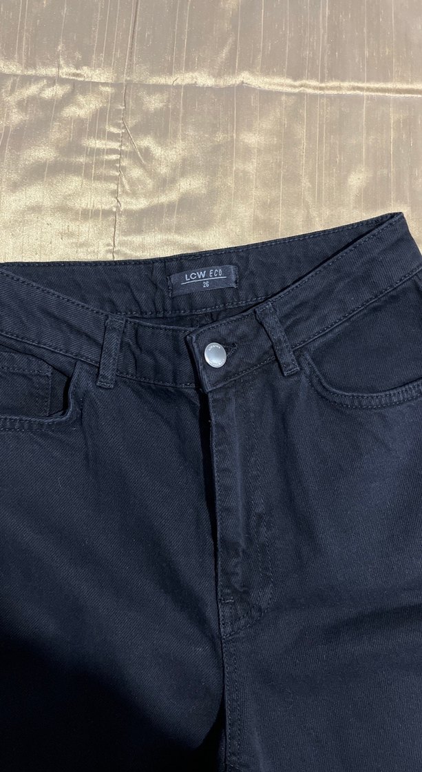 Kadın mavi Regular Fit Denim Pantolon - Görsel 2