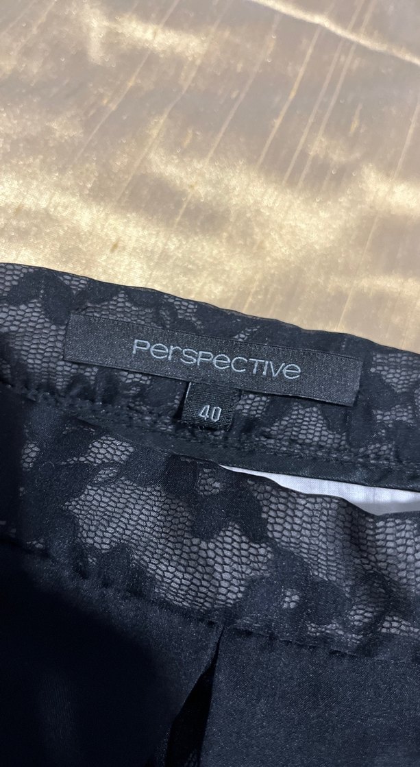 Uzun Lacivert Dökümlü Kadın Etek - Görsel 3