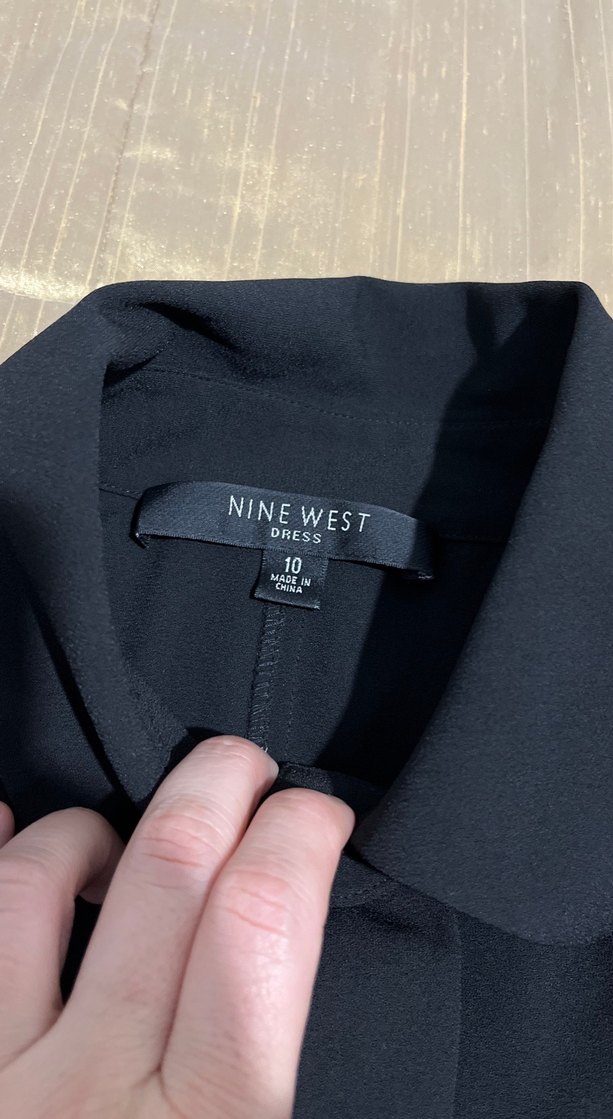 Drapeli Siyah Gri Kadın Tunik - Görsel 2