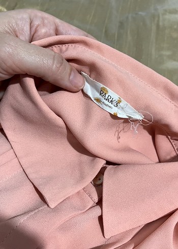 Pembe Kadın Uzun Kollu Gömlek - Görsel 2