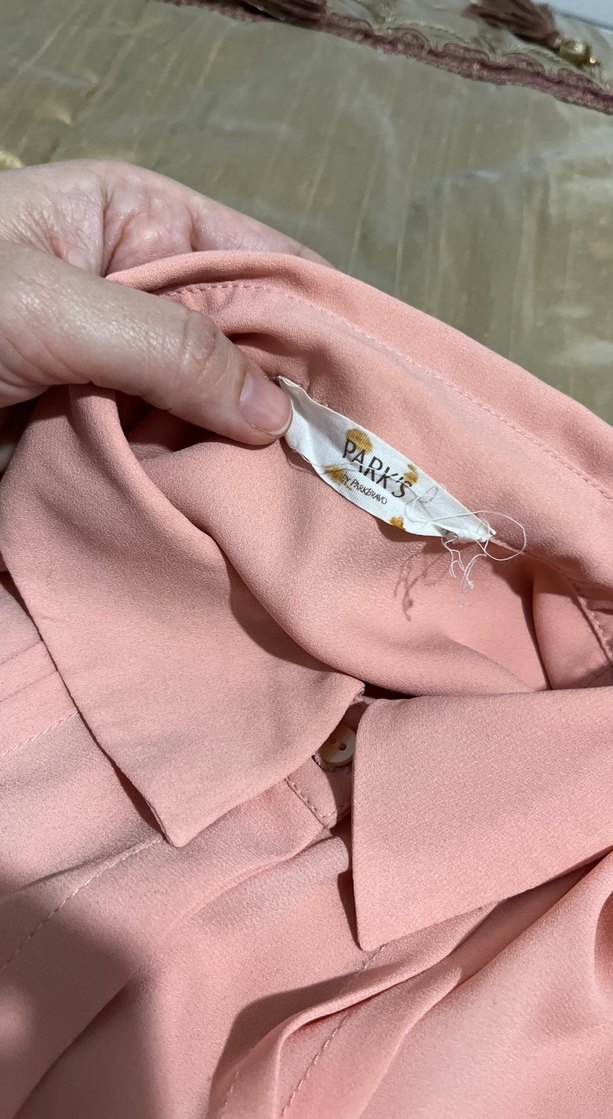 Pembe Kadın Uzun Kollu Gömlek - Görsel 2