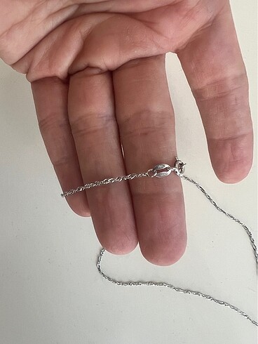 Beden 925 ayar gümüş kolya 4 gram