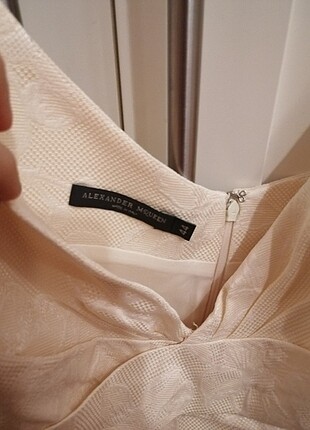 38 Beden Alexander Mcqueen beyaz elbise