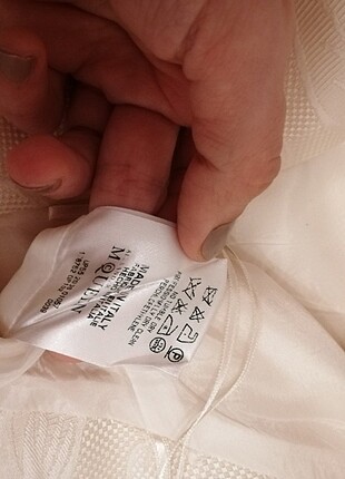 Alexander Mcqueen beyaz elbise - Görsel 6