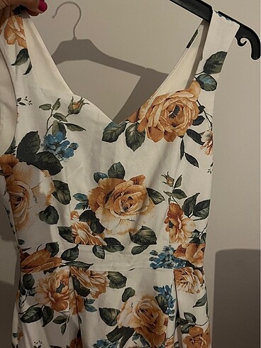 Çiçekli mini elbise - Görsel 6