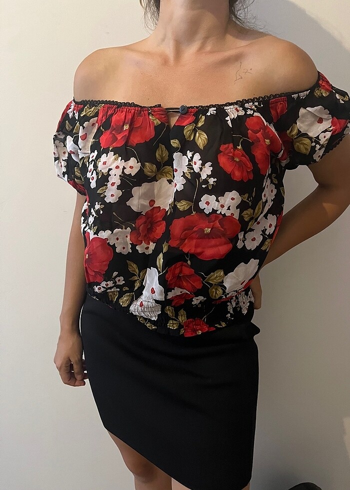 Çiçekli bluz - Görsel 2