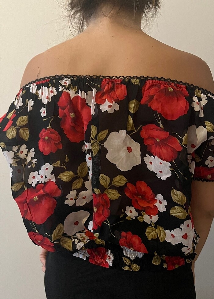 Çiçekli bluz - Görsel 3