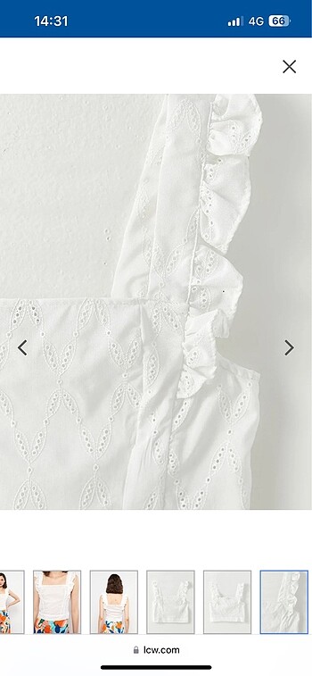 Beyaz blode bluz - Görsel 3