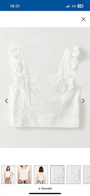 Beyaz blode bluz - Görsel 2