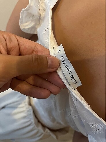 Beyaz blode bluz - Görsel 5