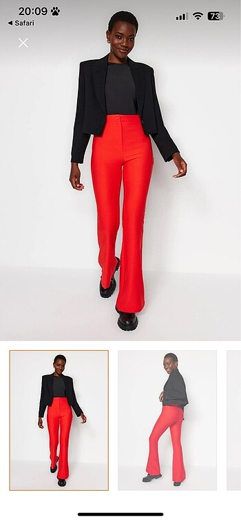 Kırmızı pantolon - Görsel 8