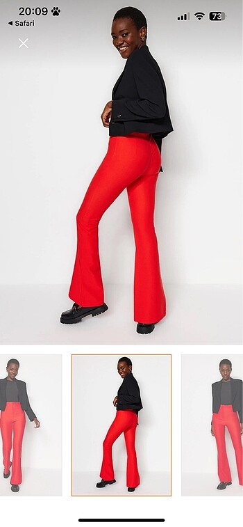 Kırmızı pantolon - Görsel 7