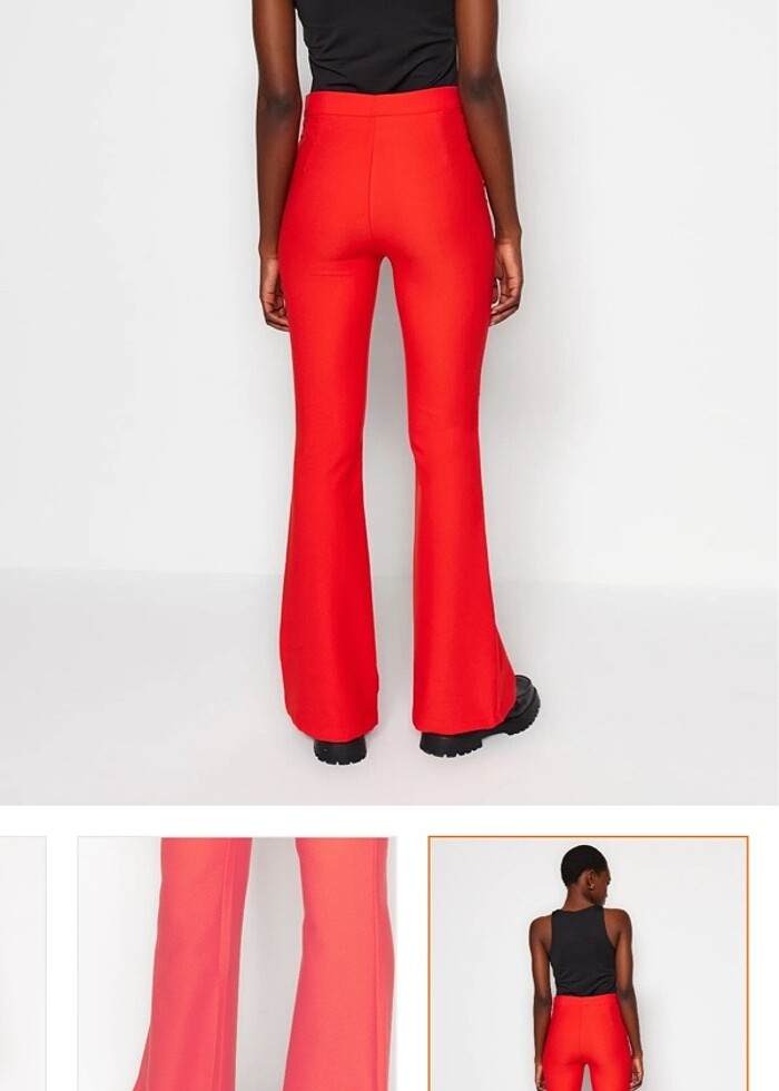 Kırmızı pantolon - Görsel 3