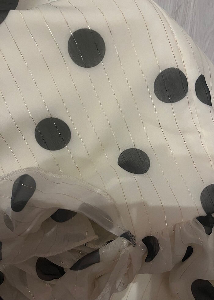 Puantiyeli elbise - Görsel 4