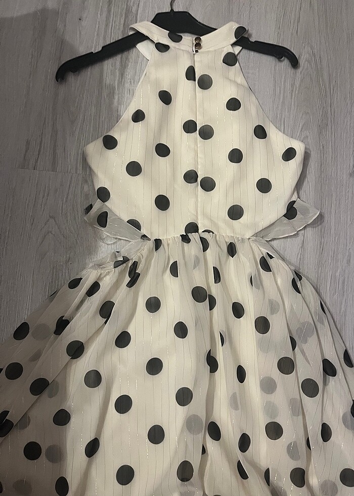 Puantiyeli elbise - Görsel 5