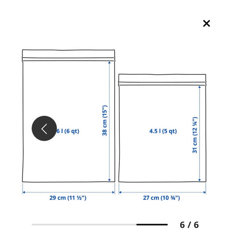 kilitlenebilir buzdolabı poşeti, yeşil, 6 lt ve 4,5 lt, 30 adet - Görsel 2