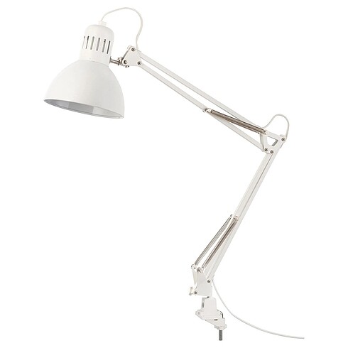 Ikea TERTIAL çalışma lambası, beyaz