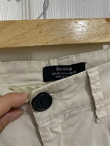 36 Beden Bershka bej kumaş pantolon
