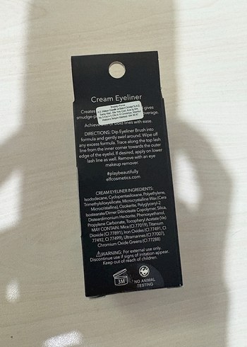 e.l.f. Siyah Krem Eyeliner - Görsel 2