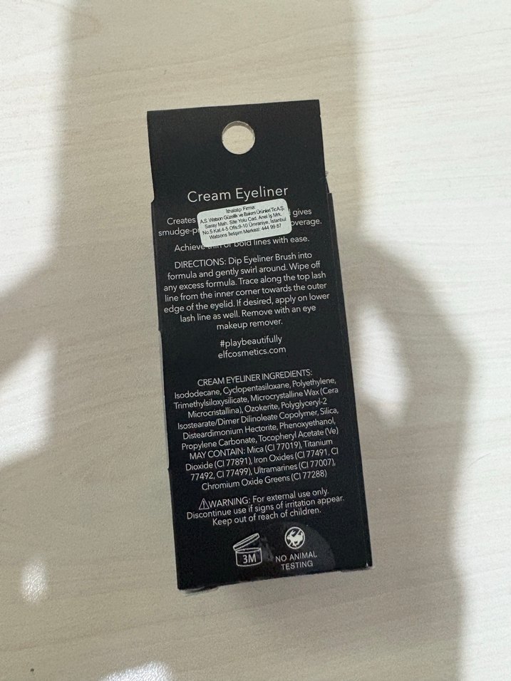 e.l.f. Siyah Krem Eyeliner - Görsel 3
