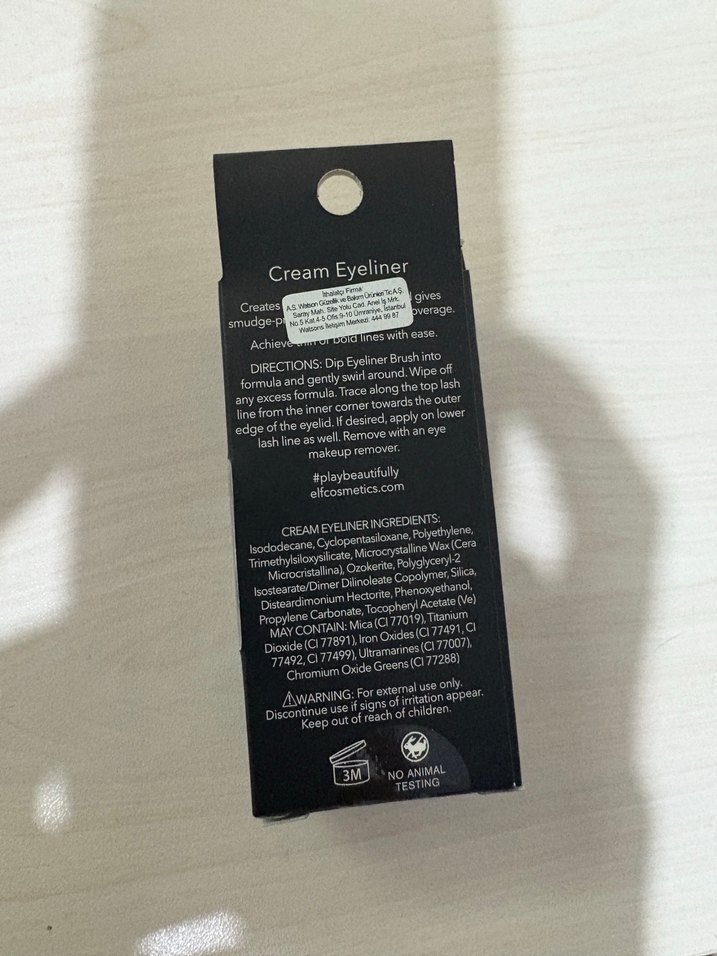 e.l.f. Siyah Krem Eyeliner - Görsel 2