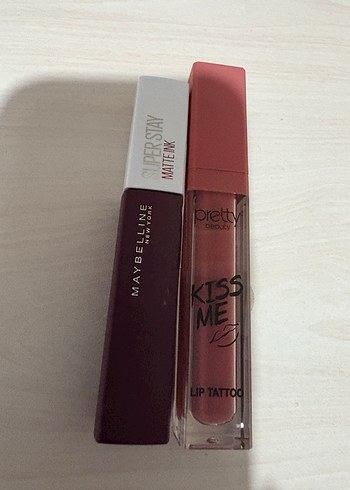 Maybelline Mat Ruj ve Pretty Beauty Likit Ruj
