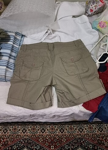 Keten şort - Görsel 6