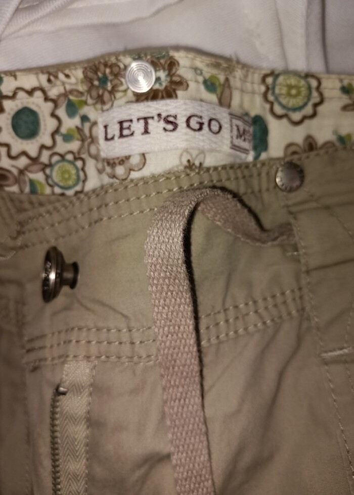 Keten şort  - Görsel 5