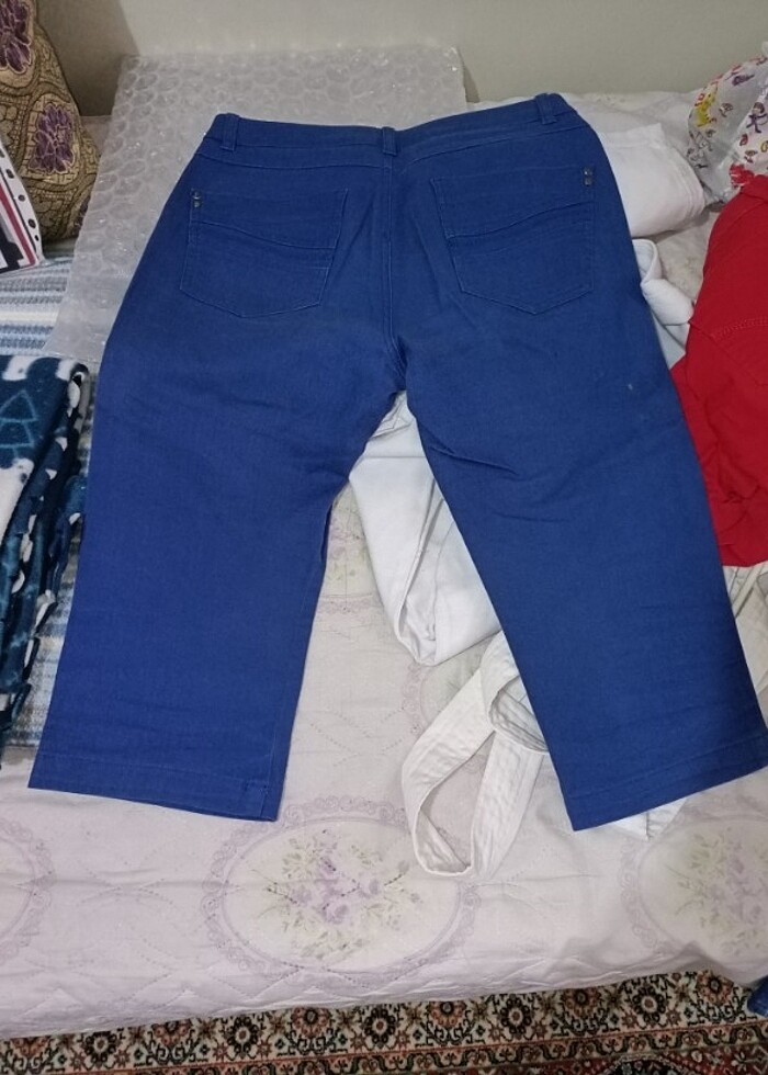 Kadın saks rengi kapri - Görsel 2