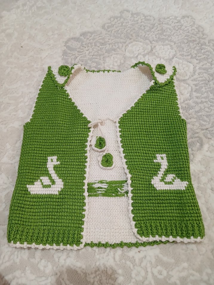 örgü yelek - Görsel 3