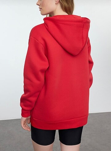 Diğer Kırmızı polarlı sweatshirt