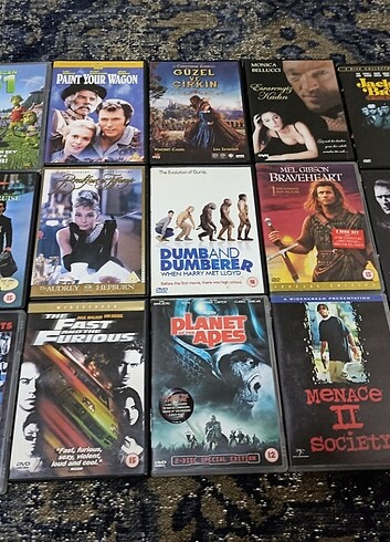 İngilizce DVD,Filmler 22 Adet