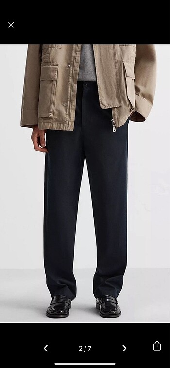 Zara Zara Origins Pilili Chino Pantolon