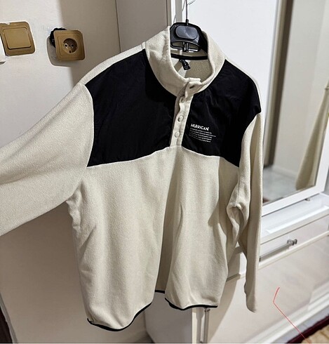 Zara Vintage Çıtçıtlı Oversize Polar