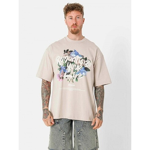 SXHT JUNE Baskılı Tshirt