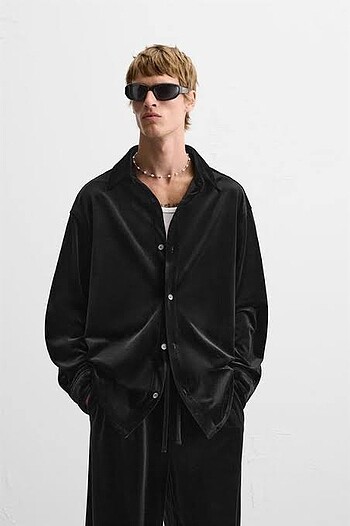 Zara Limited Kadife Overshirt Ceket