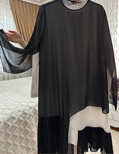 46 Beden Organze ikili tunik