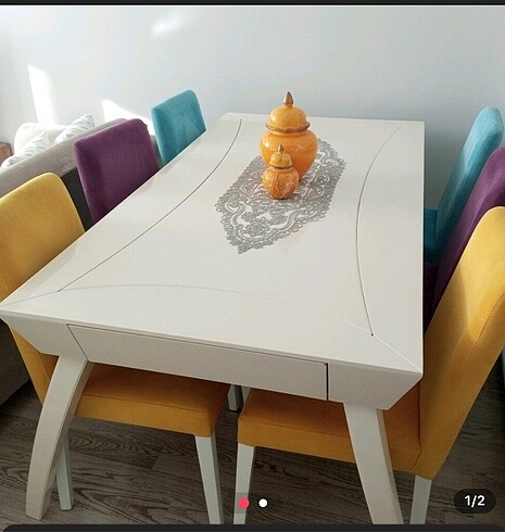  Beden beyaz Renk Masa hakiki ceviz