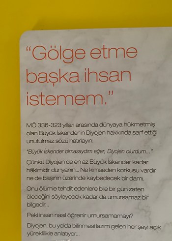 Diyojen - Sen Beni Aşağılayabilirsin Kitabı