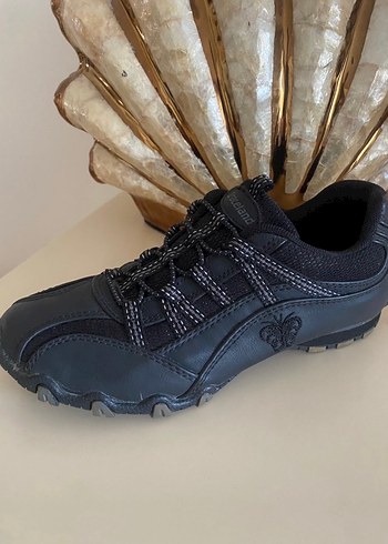 Siyah Dolgu Topuklu Bağcıklı Kadın Spor Ayakkabı - Görsel 6