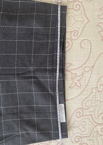 Gri Pileli Midi Etek - Görsel 5