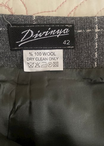 Gri Pileli Midi Etek - Görsel 7